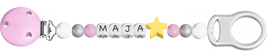 personalisierte Schnullerkette