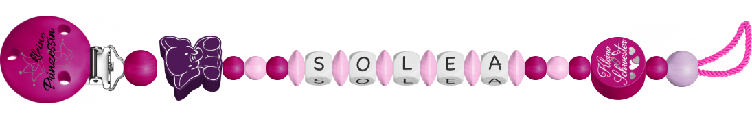 personalisierte Schnullerkette