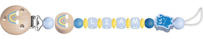 personalisierte Schnullerkette