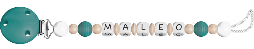 personalisierte Schnullerkette