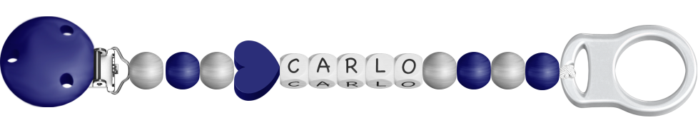 personalisierte Schnullerkette