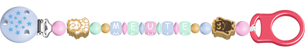 personalisierte Schnullerkette