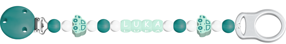 personalisierte Schnullerkette