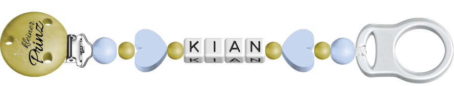 personalisierte Schnullerkette