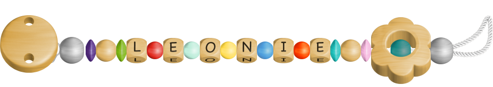 personalisierte Schnullerkette