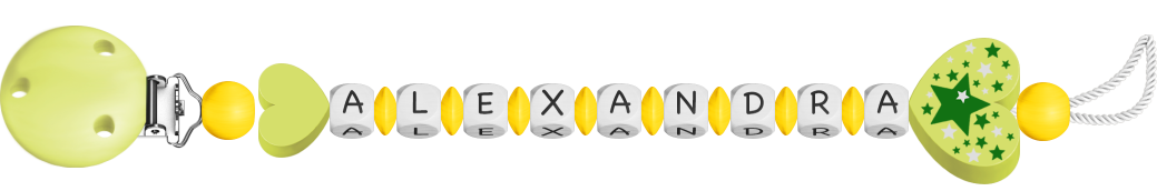 personalisierte Schnullerkette