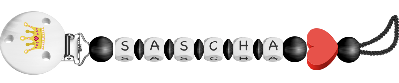 personalisierte Schnullerkette