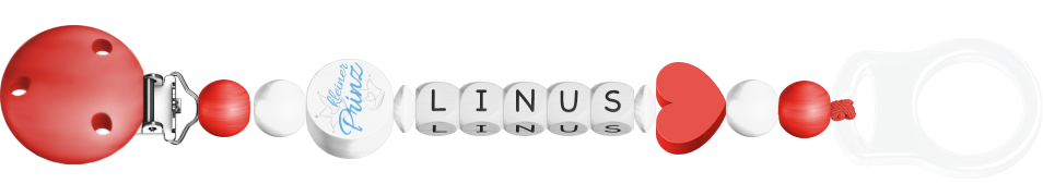 personalisierte Schnullerkette