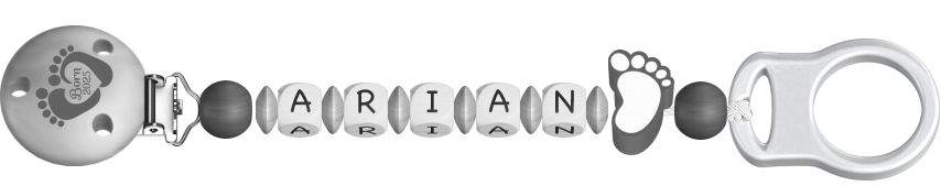 personalisierte Schnullerkette