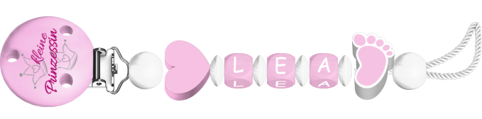 personalisierte Schnullerkette