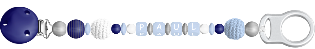personalisierte Schnullerkette