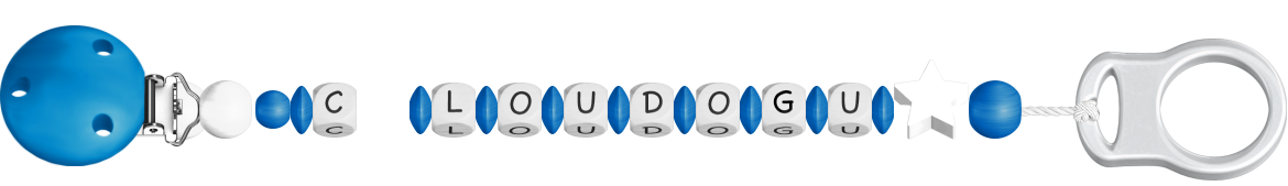 personalisierte Schnullerkette