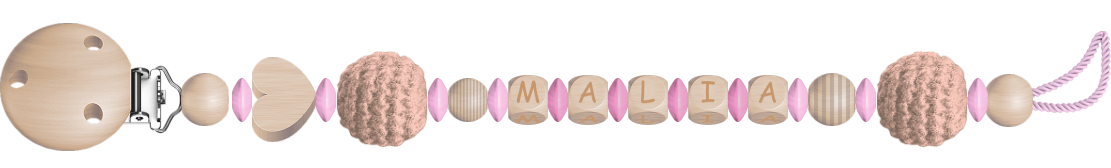 personalisierte Schnullerkette