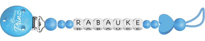 personalisierte Schnullerkette
