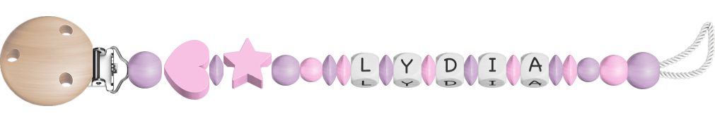 personalisierte Schnullerkette