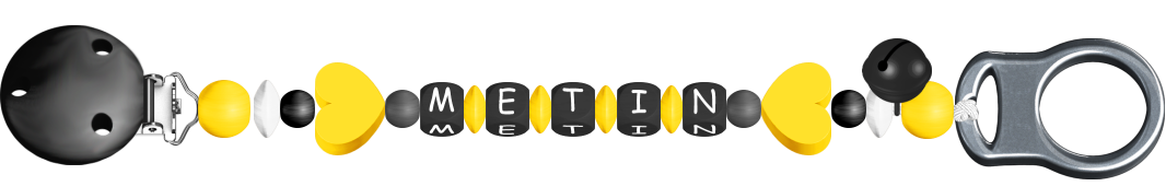 personalisierte Schnullerkette