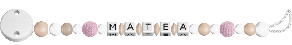 personalisierte Schnullerkette