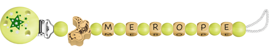 personalisierte Schnullerkette