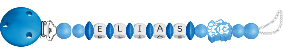 personalisierte Schnullerkette