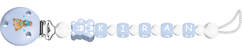 personalisierte Schnullerkette