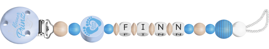 personalisierte Schnullerkette