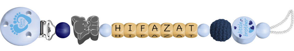 personalisierte Schnullerkette